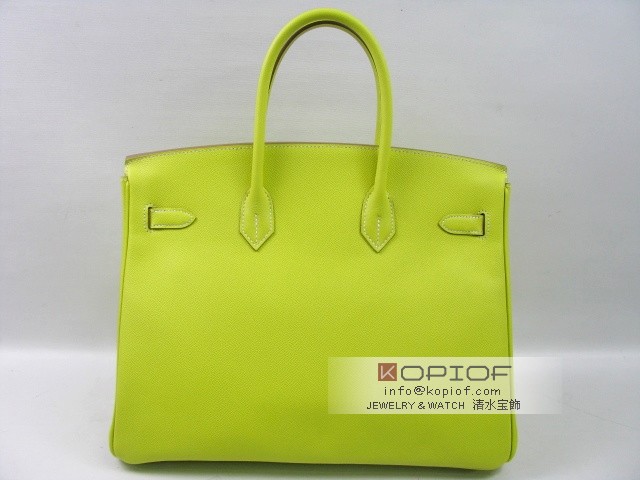 エルメス バーキン35 トリヨンクレマンス グレーパール(シルバー金具) her459